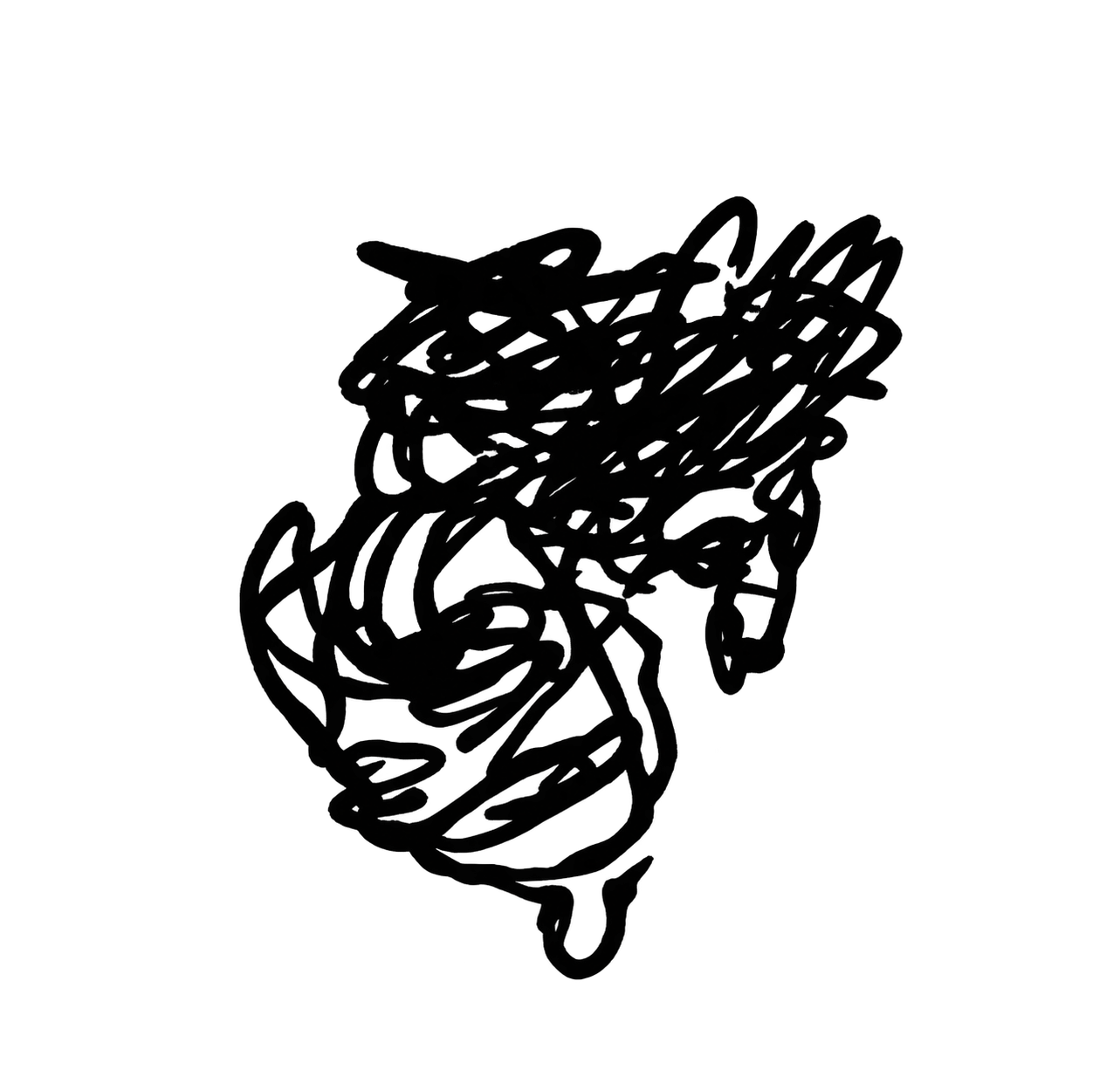 A woman carrying groceries, seen from above